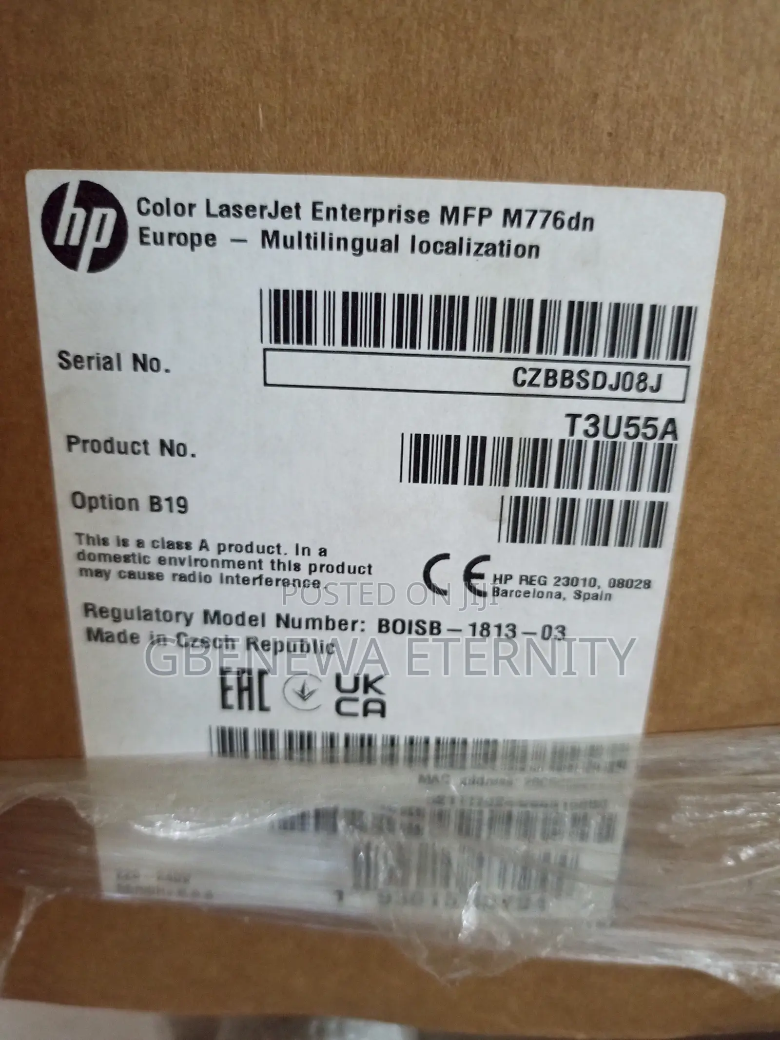 Hp Laserjet Enterprise MFP M725dn