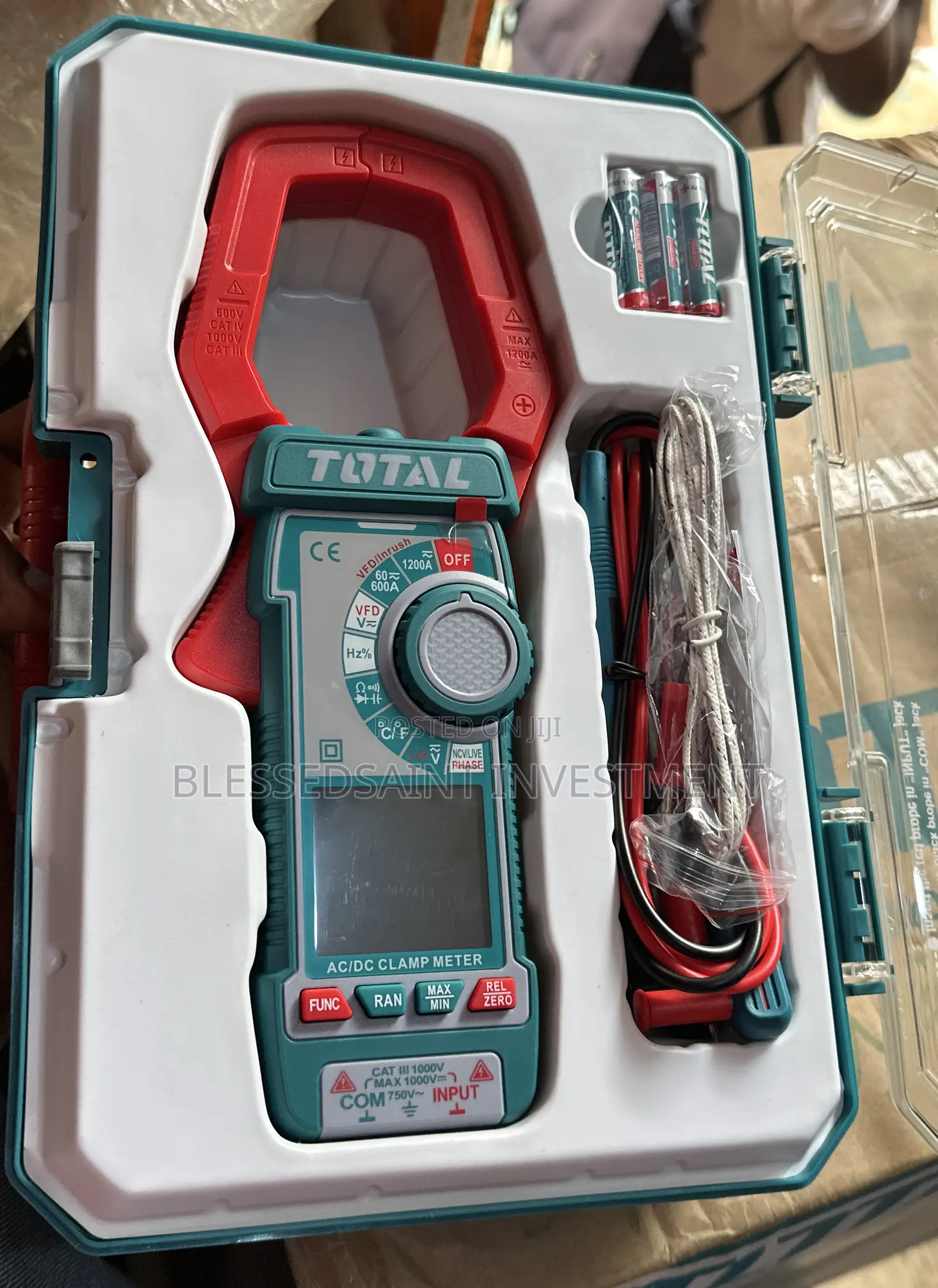 Total Clamp Meter Dc/Ac 1200a