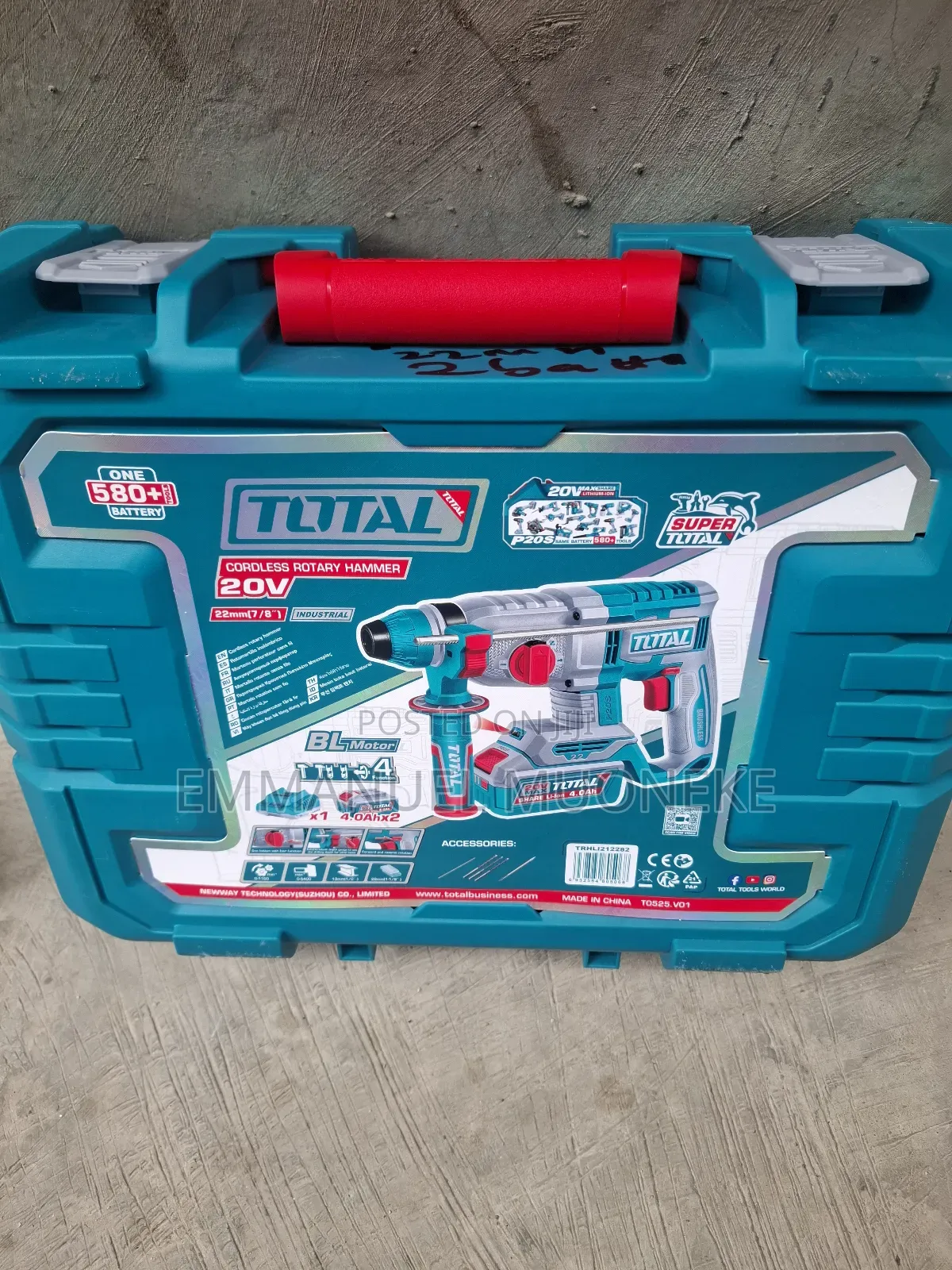 Total 20v Cordless Rotary Hammer