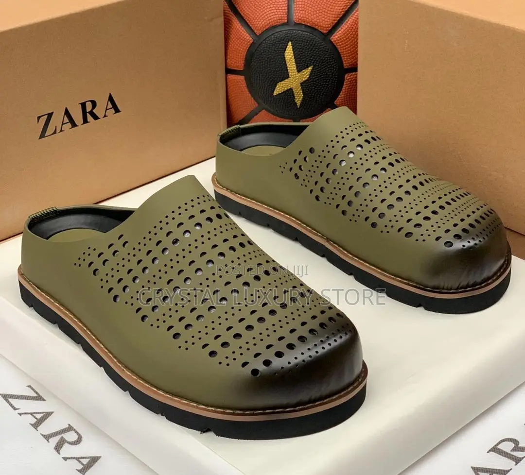 Zara Quality Luxury Men Genuine Leather Half Shoe