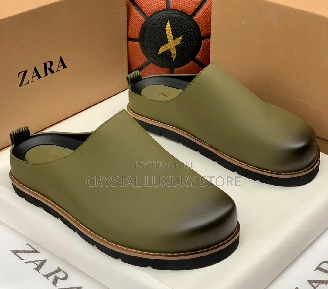 Zara Quality Luxury Men Genuine Leather Half Shoe