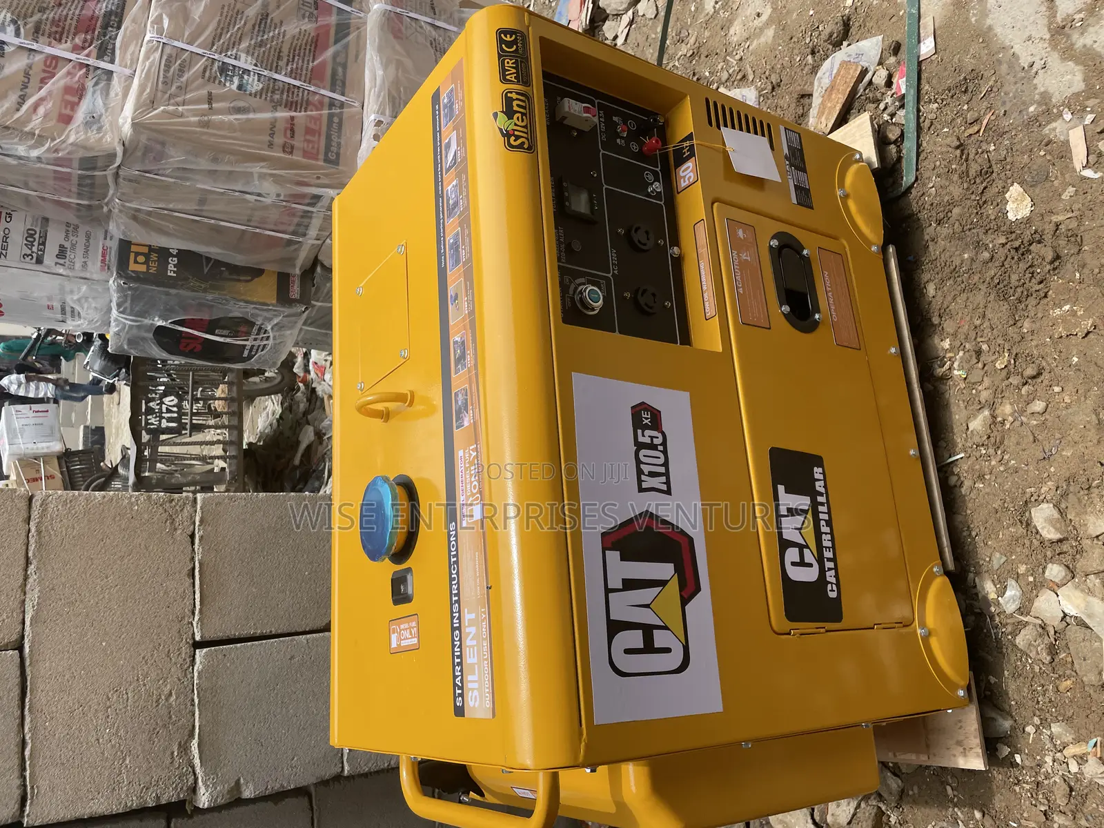 Cat X10.5 Xe Silent Generator 10.5kva 100% Copper Coil