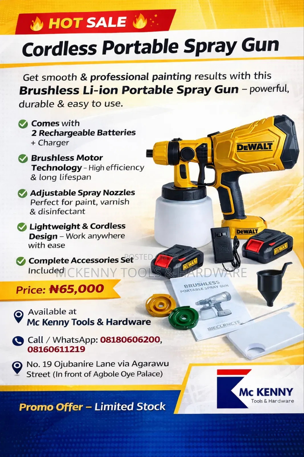 Hot Sale – Cordless Portable Spray Gun