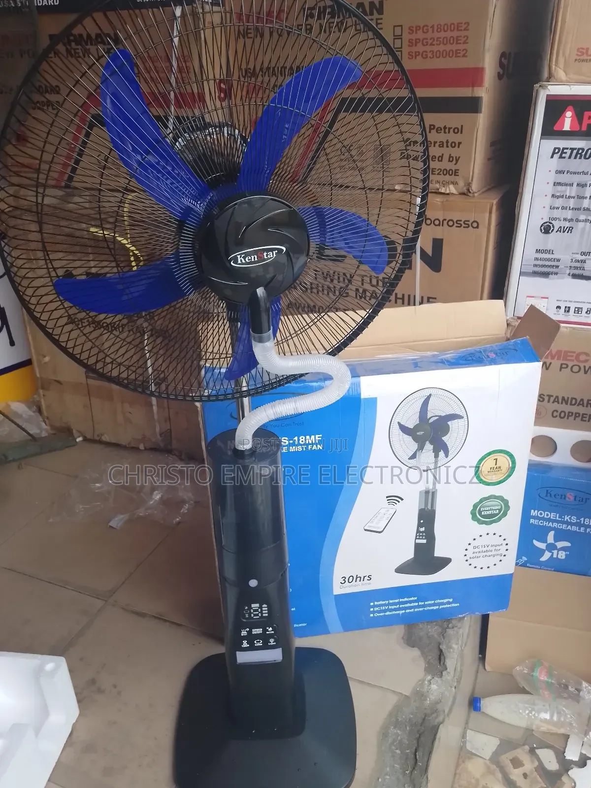 Kenstar Rechargeable Fan With Water