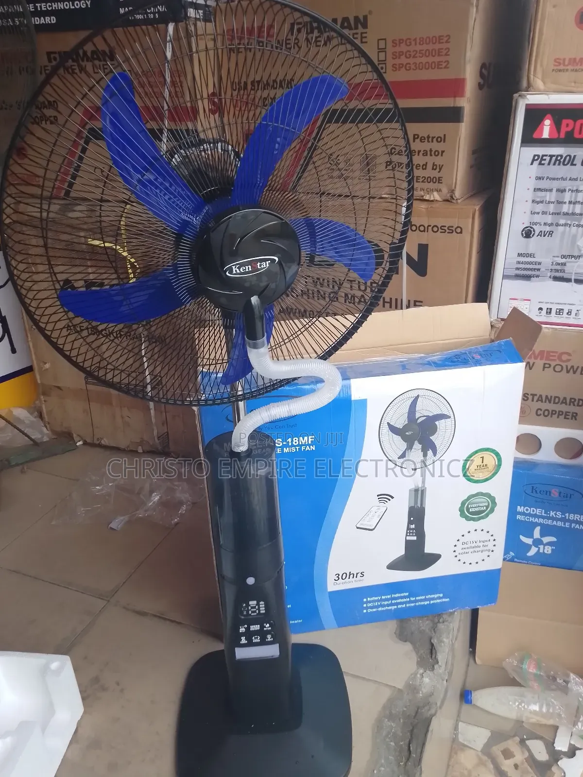 Kenstar Rechargeable Fan With Water