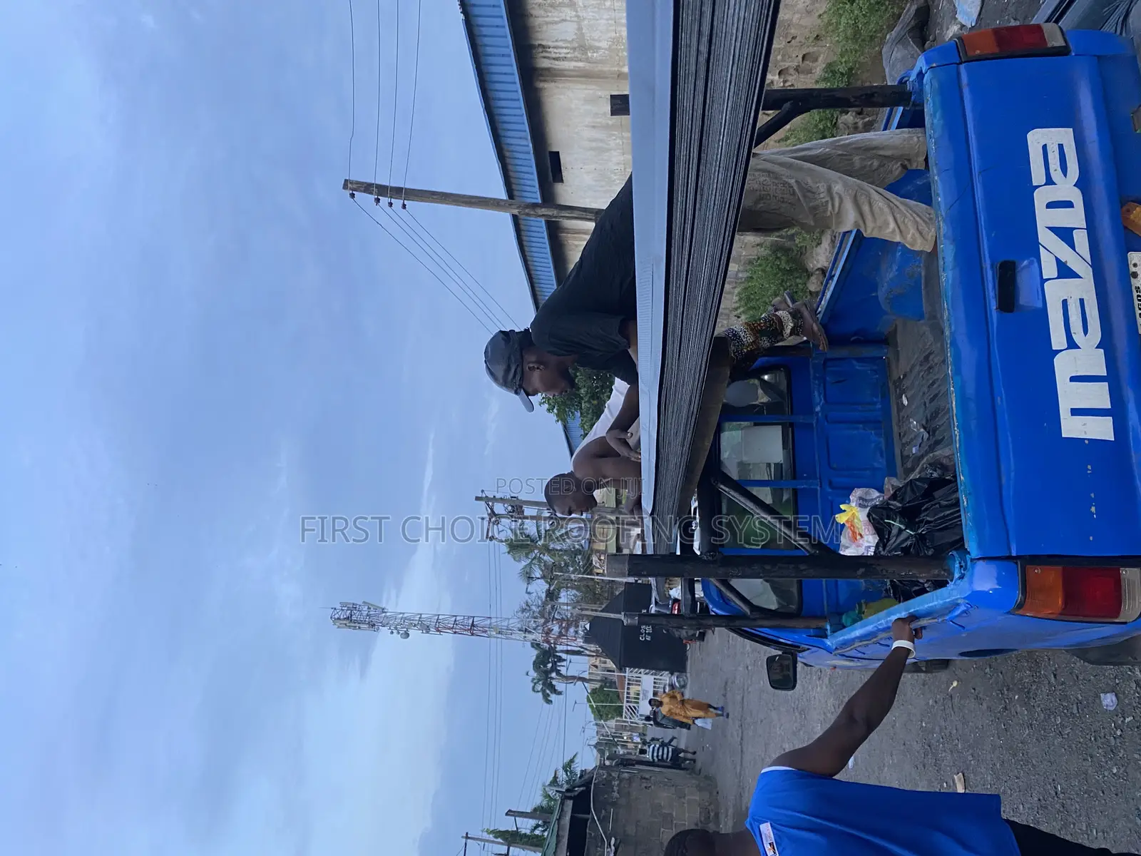 Loading Of Aluminum Roofing Sheet Oven Baked Material,