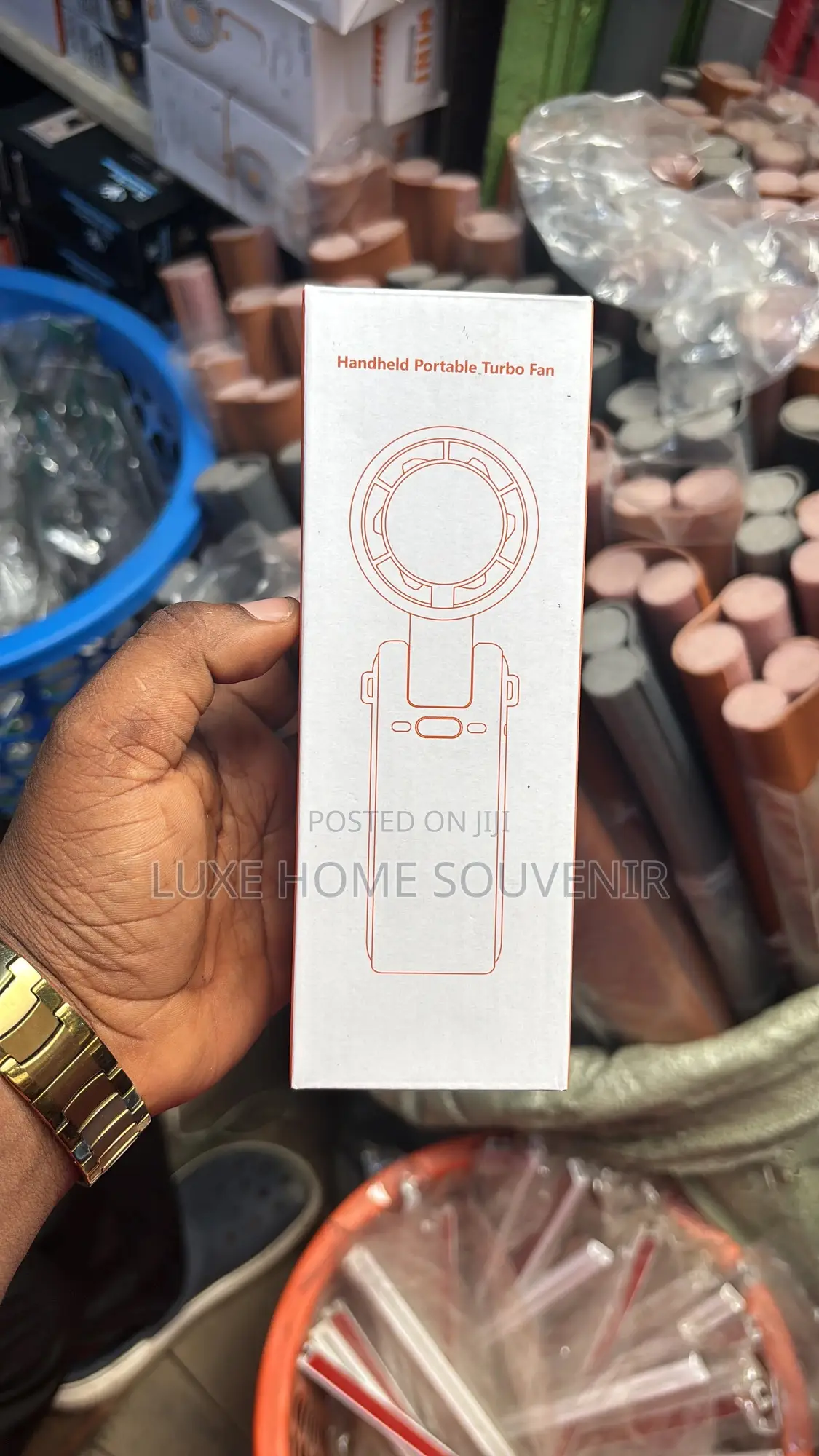 Handheld Mini Rechargeable Fan With Speed