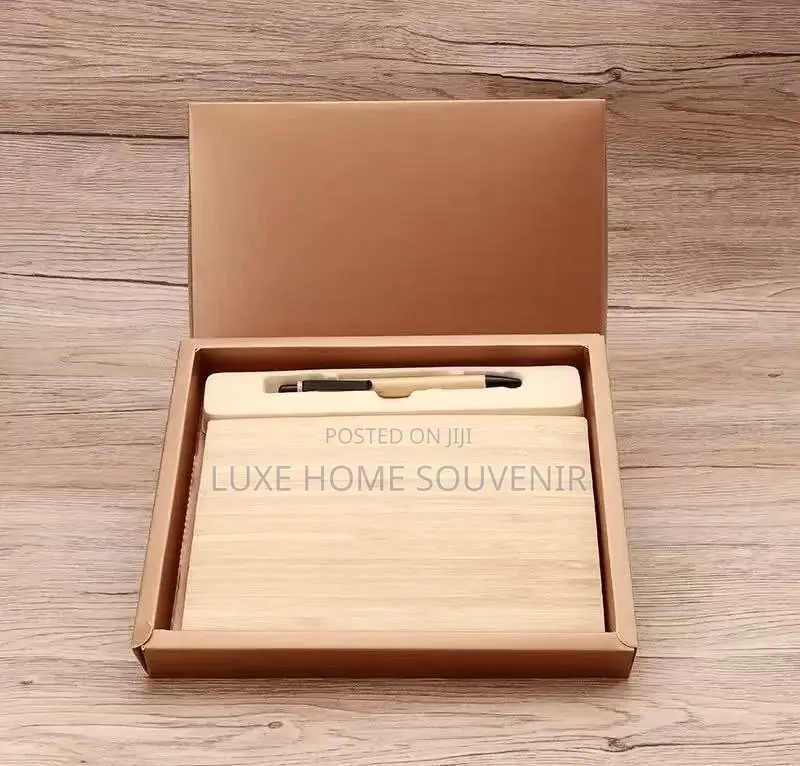 A5 Bamboo Note Book With Pen