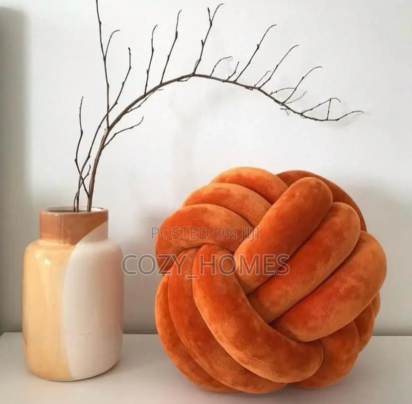 Knot Ball Throw Pillow (Available in Any Color of Your Choice)