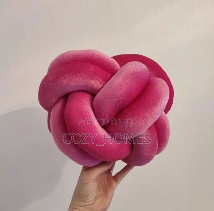 Knot Ball Throw Pillow (Available in Any Color of Your Choice)