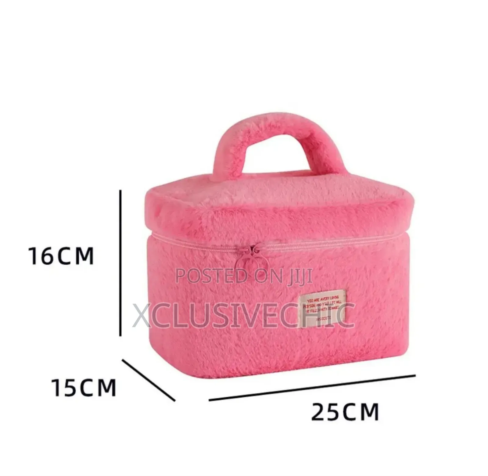Cute Cosmetics / Travel Toiletries Plush Bag