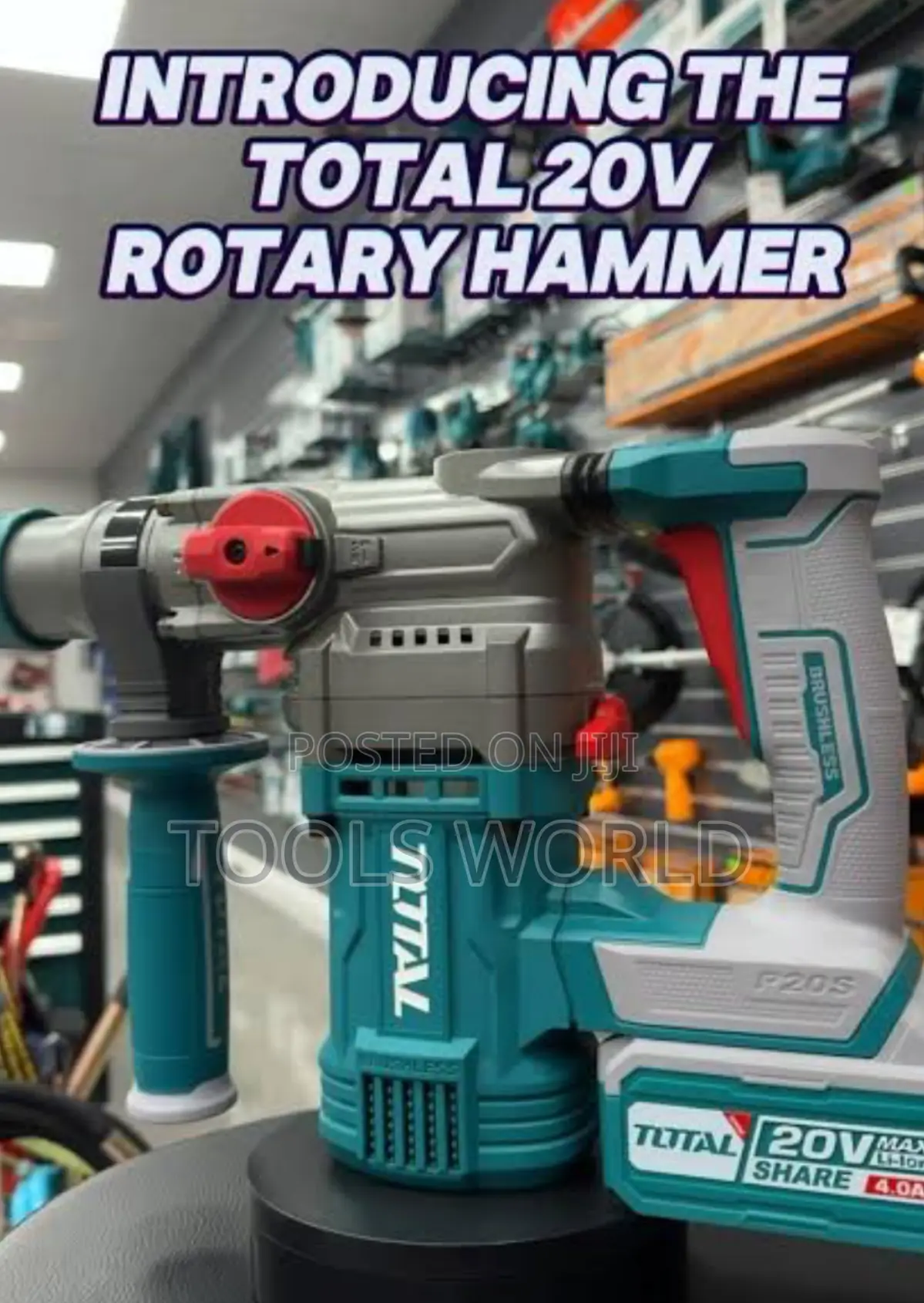 Total Cordless Rotary Hammer 28mm