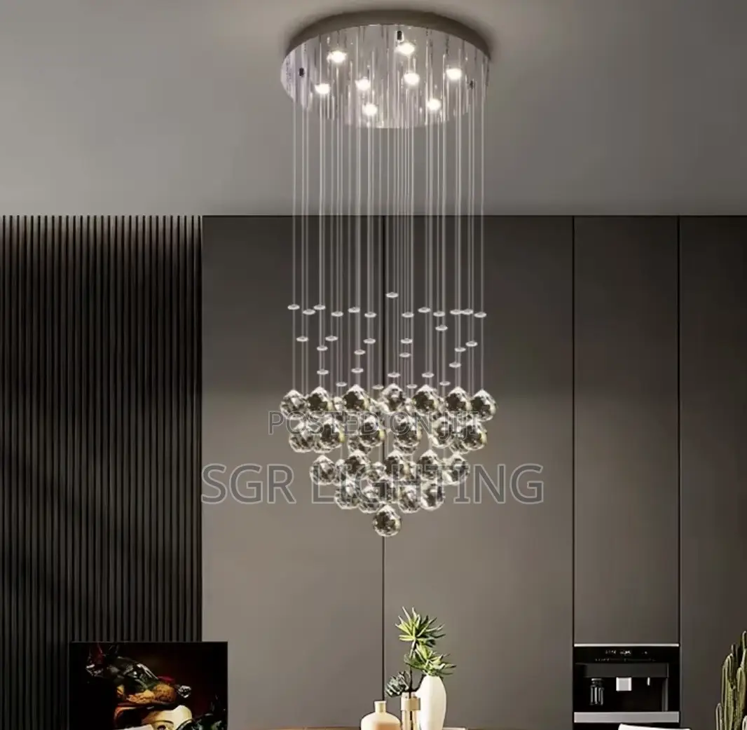 Dining Room Chandeliers and Stone Glass Led Pendant Lights