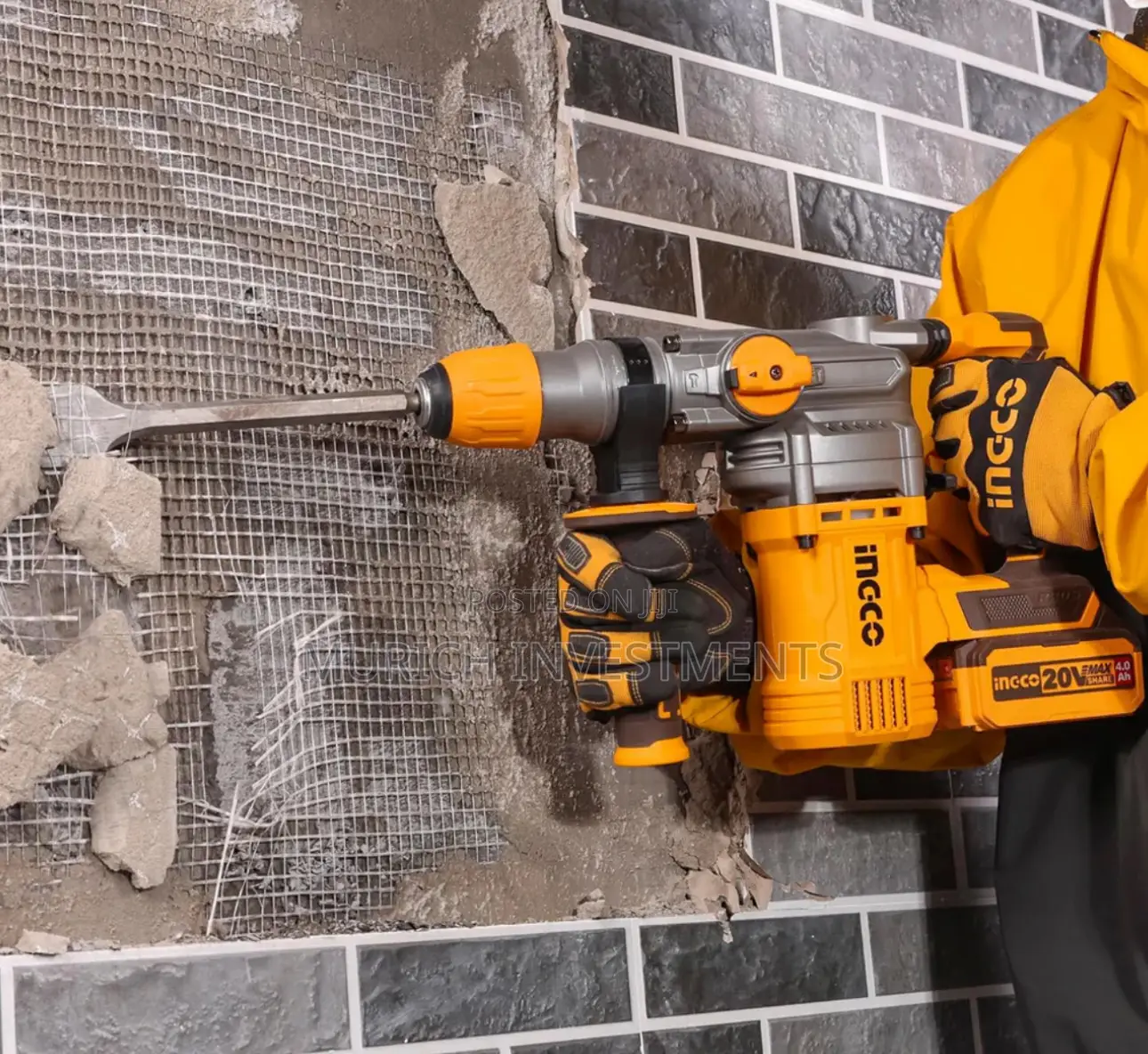Ingci Crhli202885 Cordless Rotary Hammer 28mm