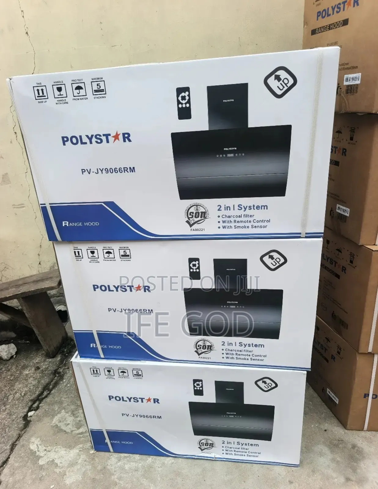 Original Quality Polystar Plasma 90cm Automatic Digital Heat Extractor