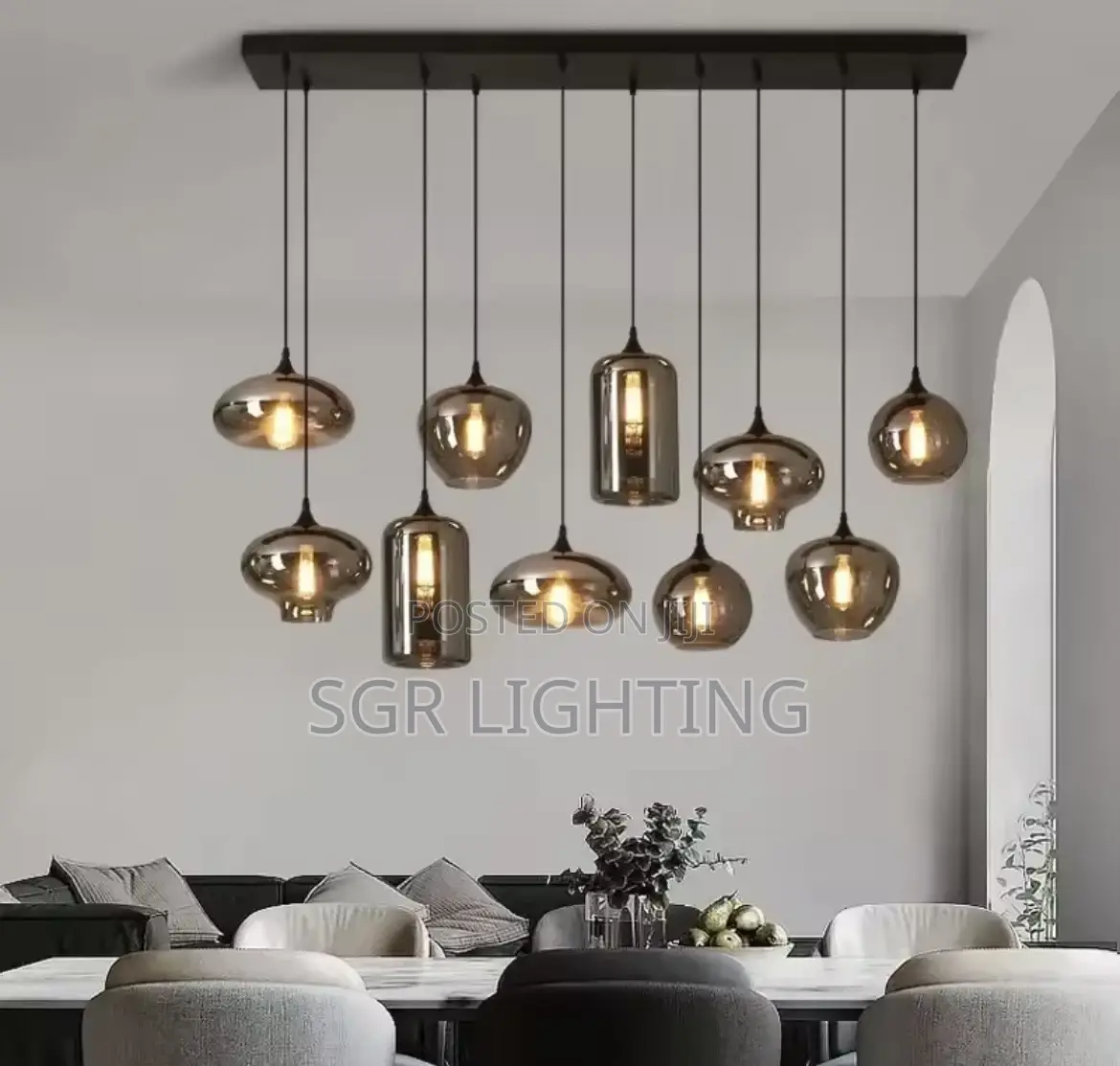 Glass Modern Home Decor Led Lights Pendant and Chandeliers
