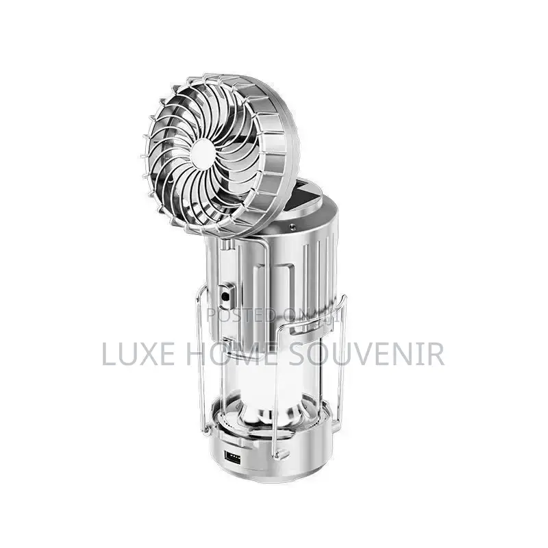 Rechargeable Torch With Fan
