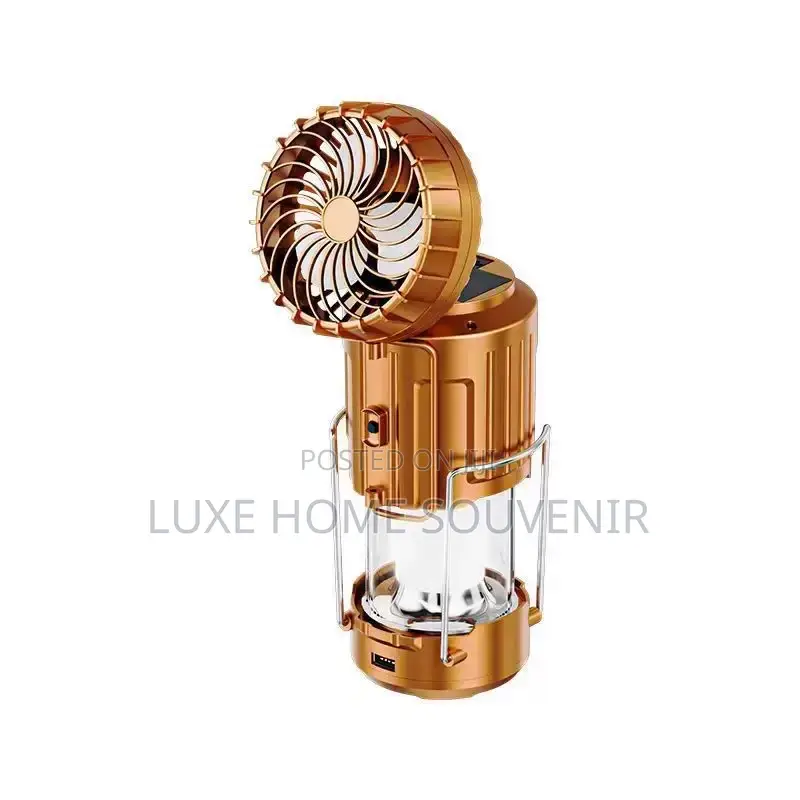 Rechargeable Torch With Fan