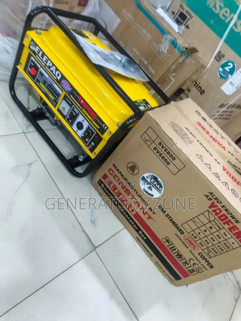 4.5kva Elepaq Sv6800 Power Generation Unit