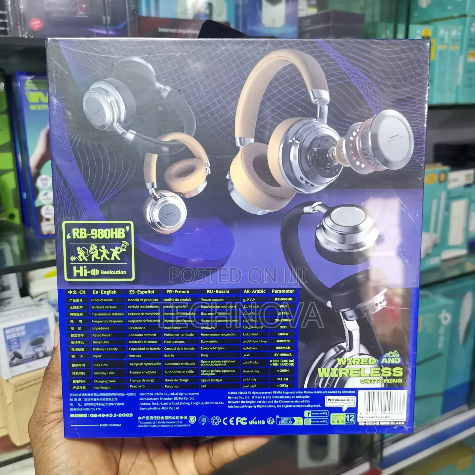 Remax Rb-980hb Anc Headphones