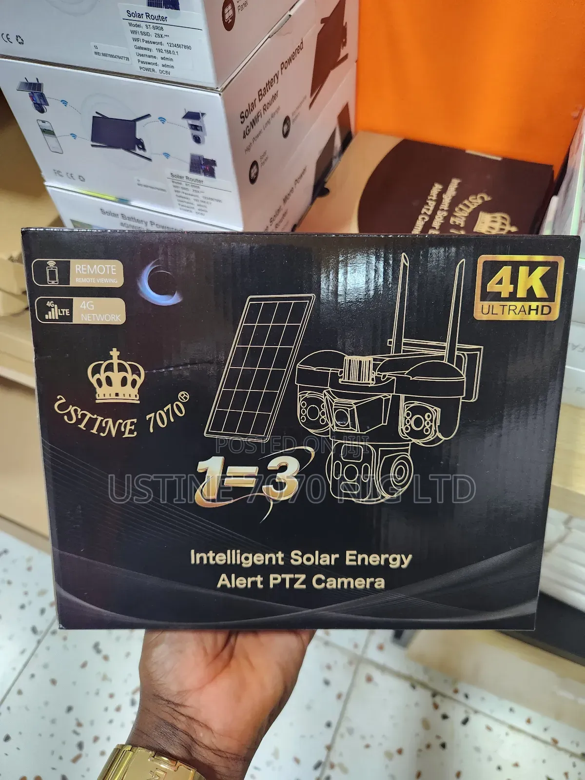 4g Solar Cctv With Solar Panel