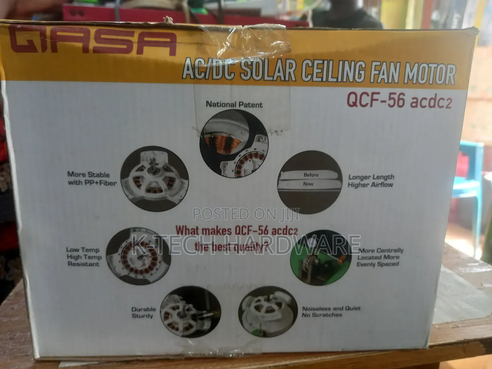 36watts 56 Inches Qasa Ceiling Fan QCF-56c Acdc2 With Remote