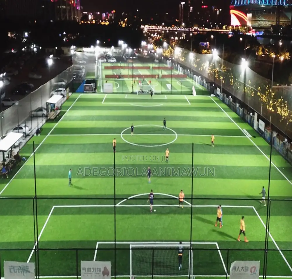 Stadium Style Double Colour Football Artificial Grass