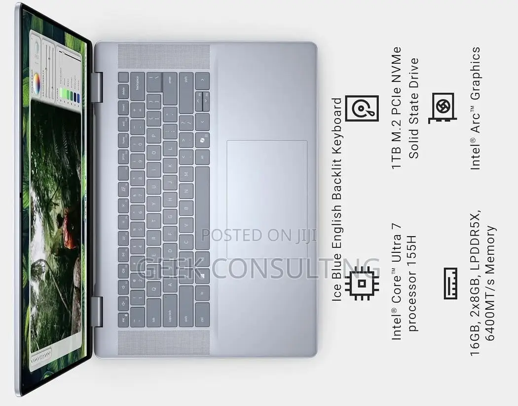 New Laptop Dell Inspiron 16 Plus 7640 16GB Intel Core Ultra 7 SSD 1T