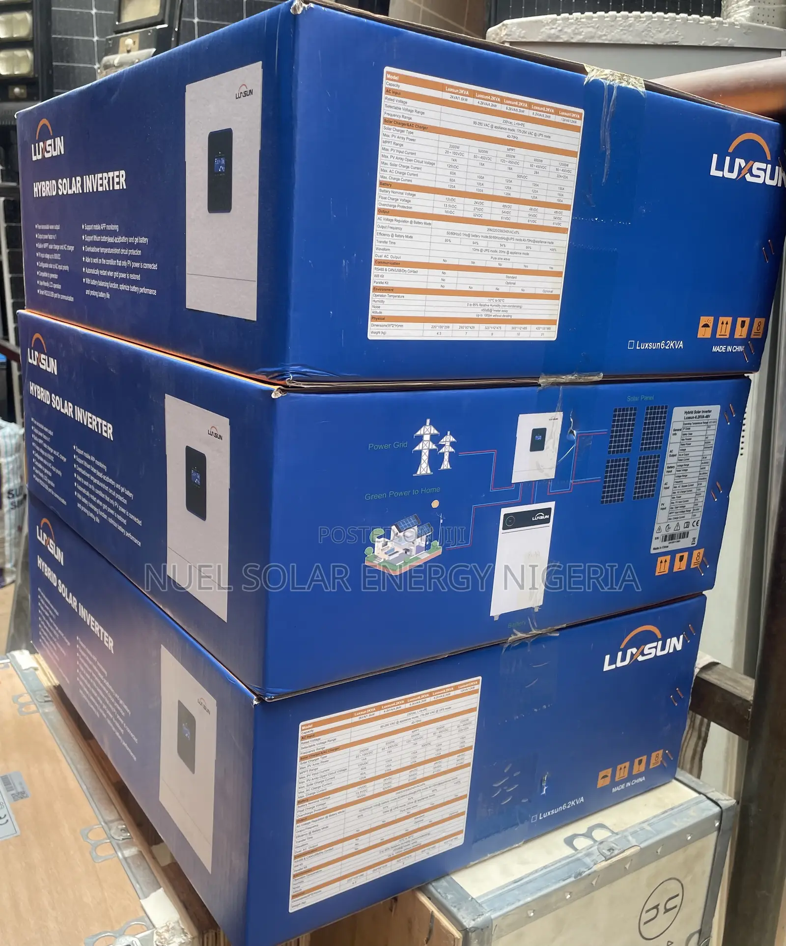 6.2kva Lexsun Hybrid Solar Inverter