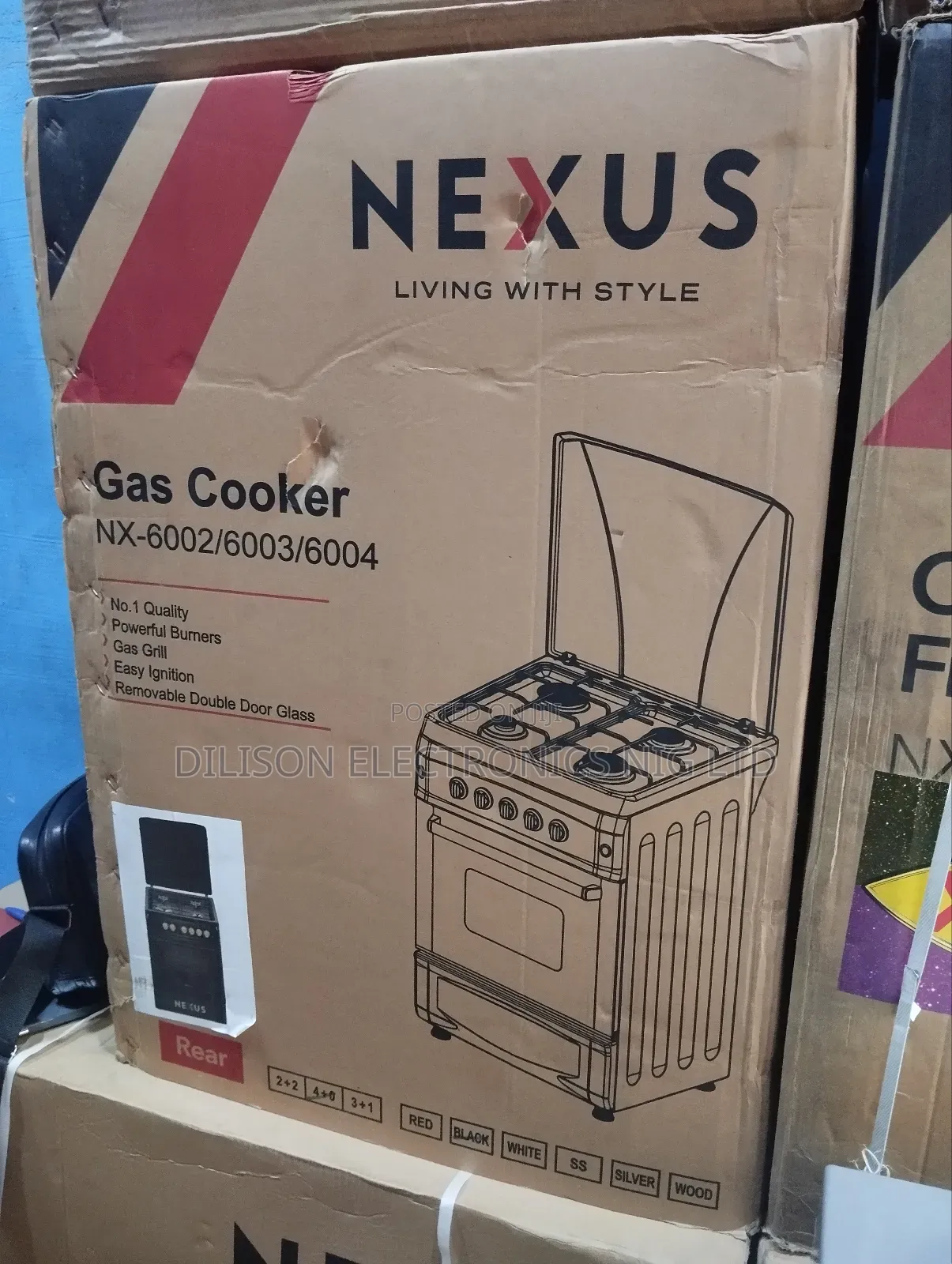 4 Bunner Nexus Gas Cooker Easy Ignition