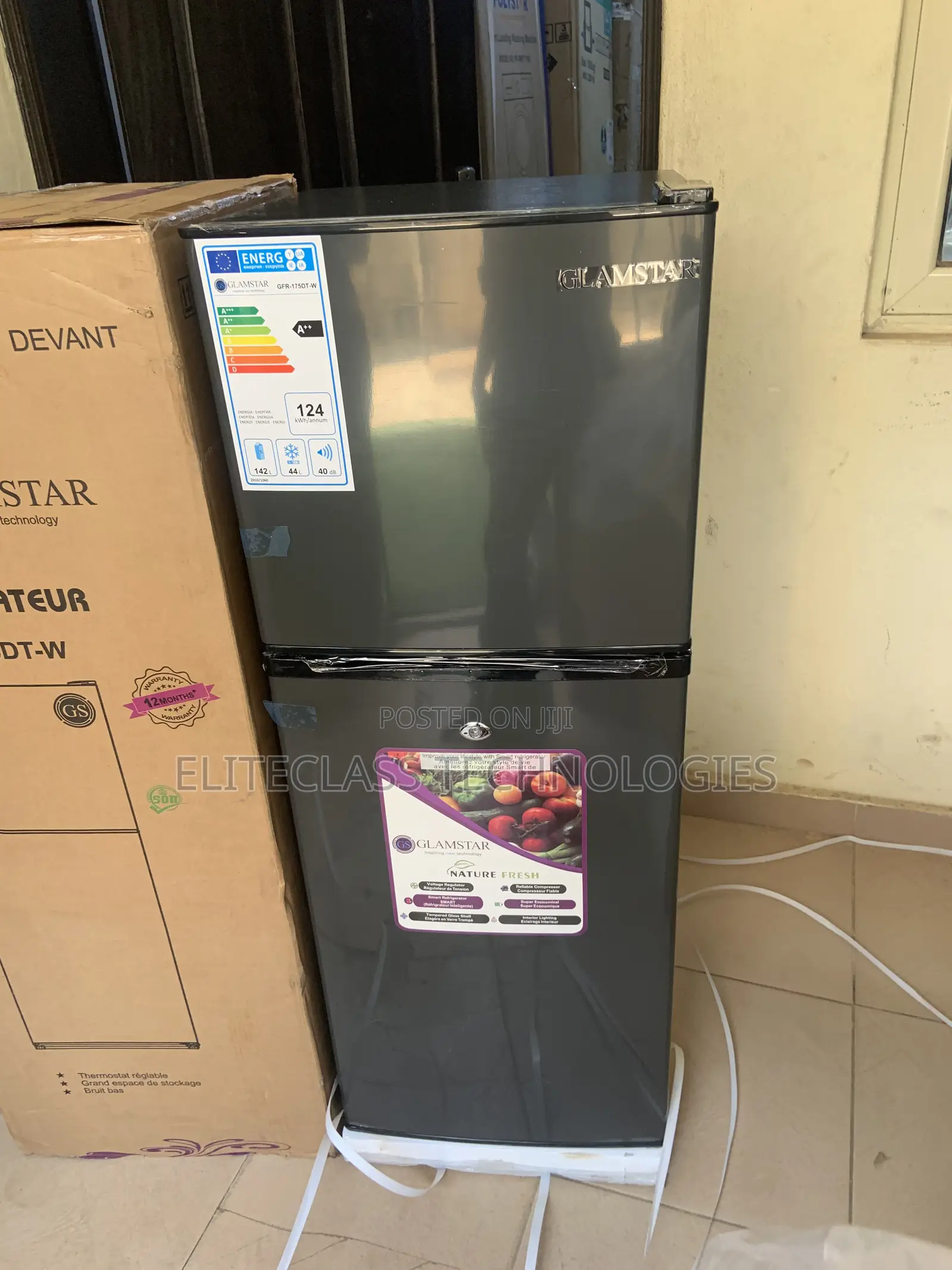 Glamstar 175l Top Freezer Refrigerator GFR-175dt-W