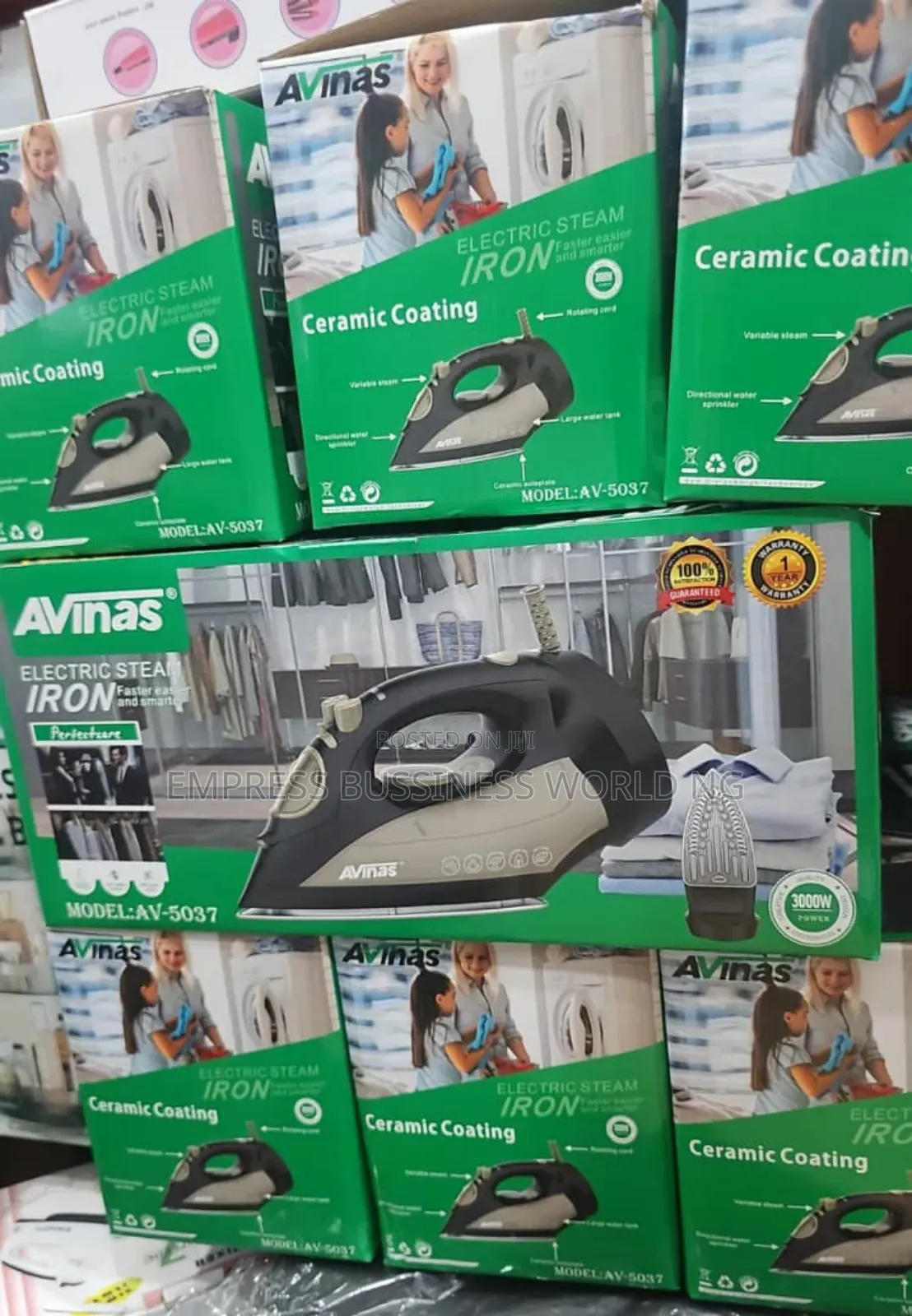 Quality Industrial Electric Steam Iron-3000w