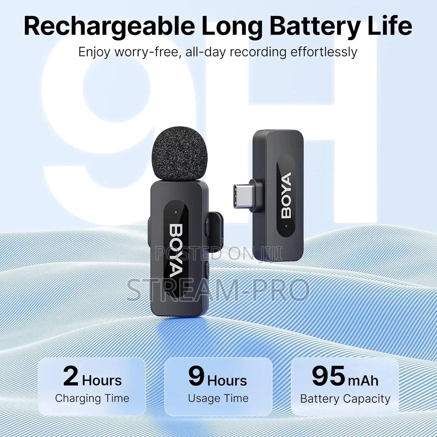Boya By-v10 Wireless Lavalier Microphone