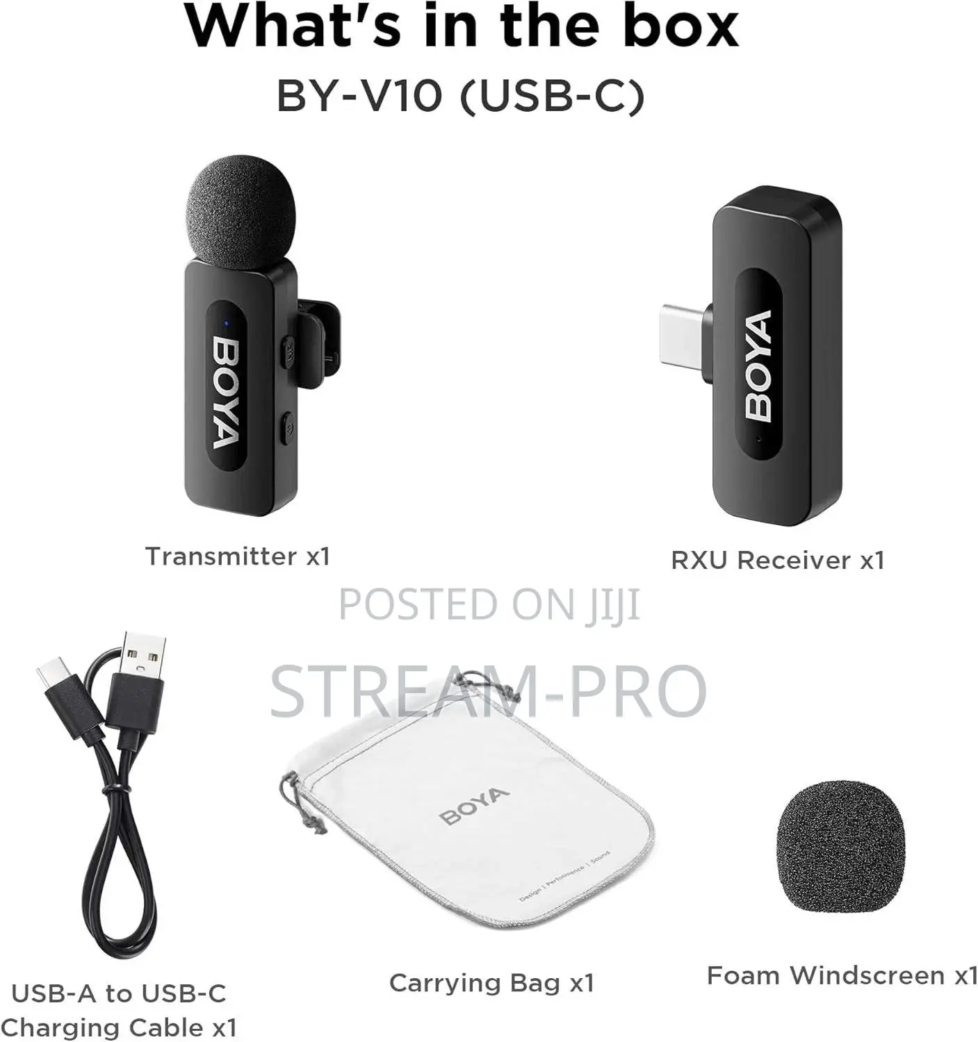 Boya By-v10 Wireless Lavalier Microphone