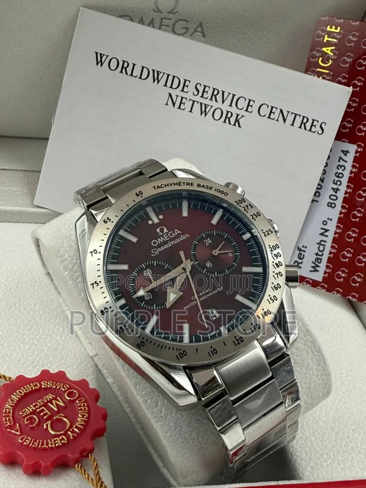 Omega Speedmaster Chronograph Silver Wristwatch