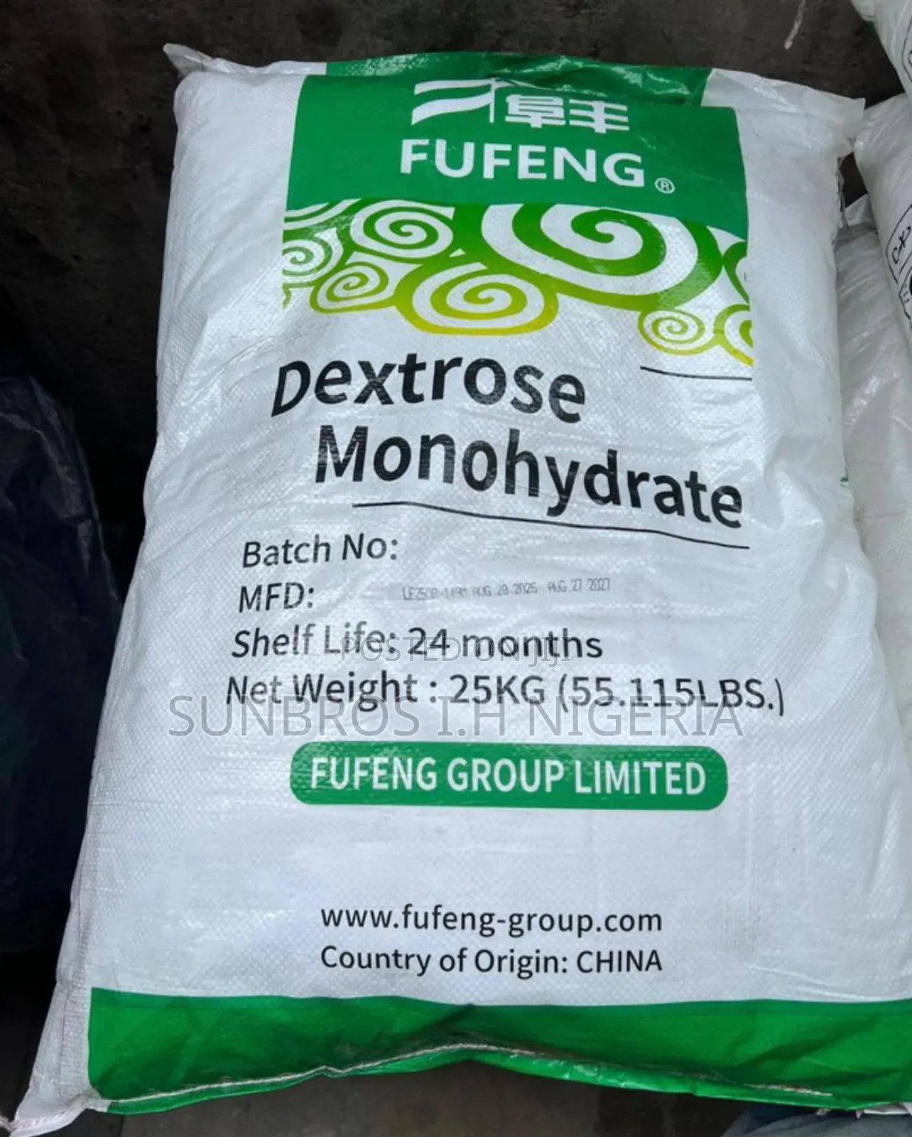 Dextrose Monohydrate 25kg
