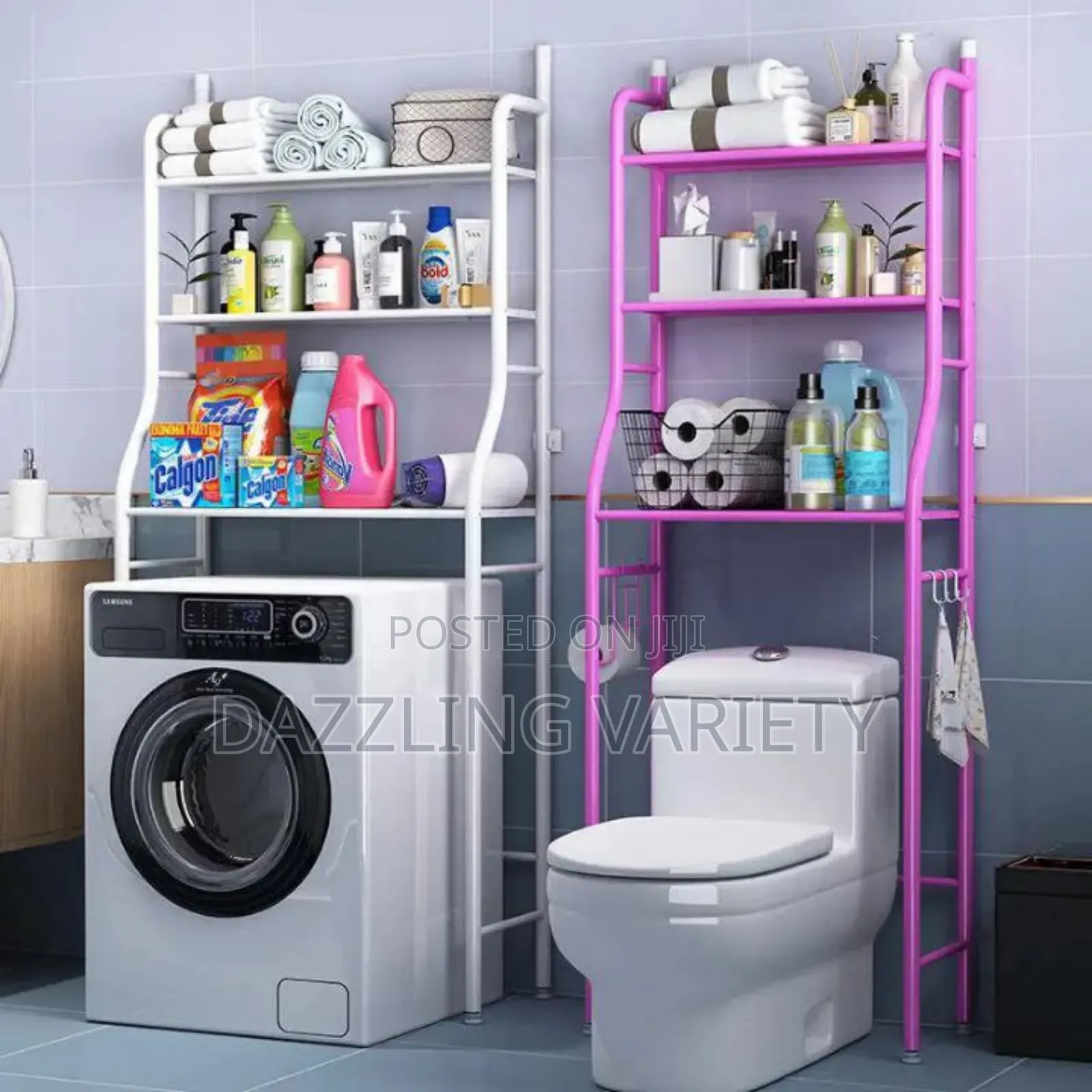 3-Step Toilet and Bathroom Storage Rack/Shelf