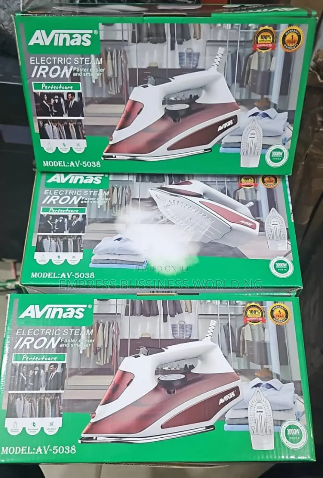 Quality Industrial Electric Steam Iron-3000w