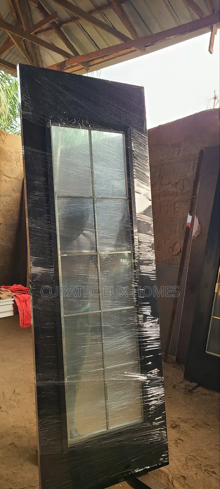 Wooden Door Double Glass
