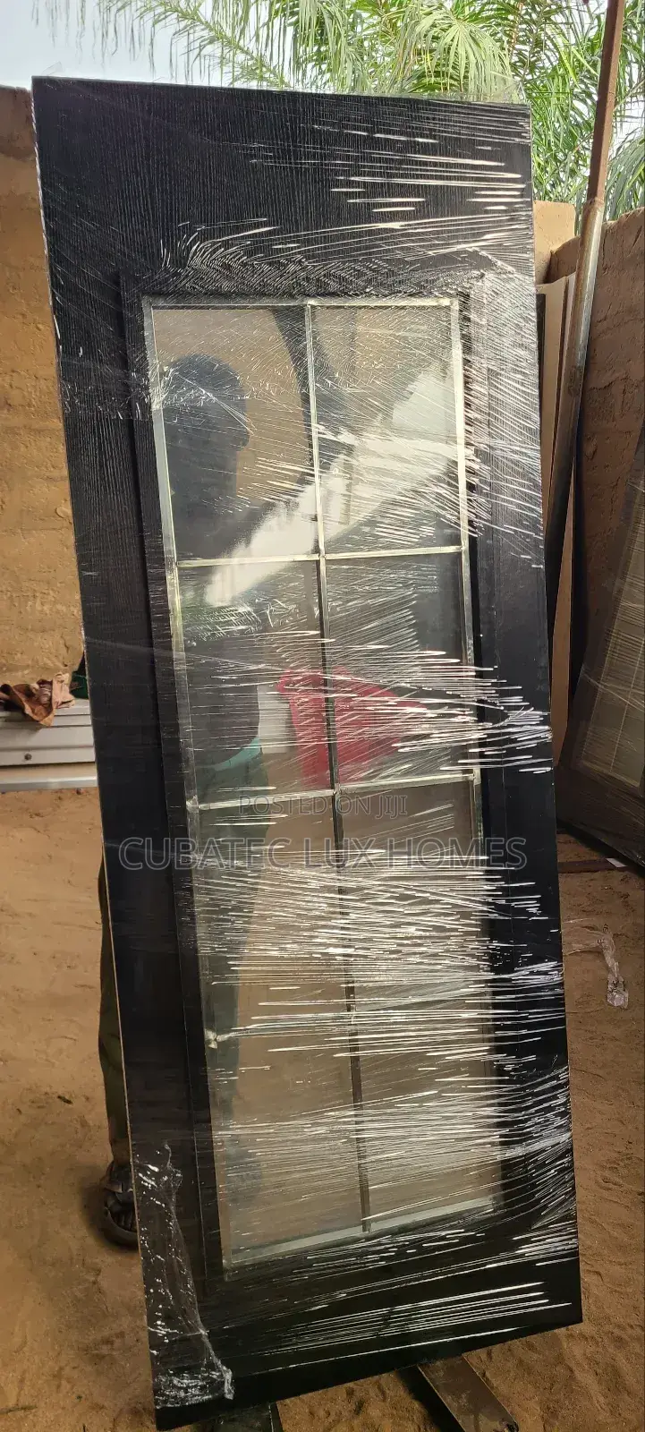Wooden Door Double Glass