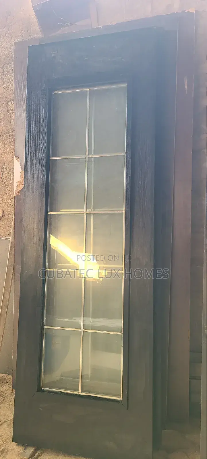Wooden Door Double Glass
