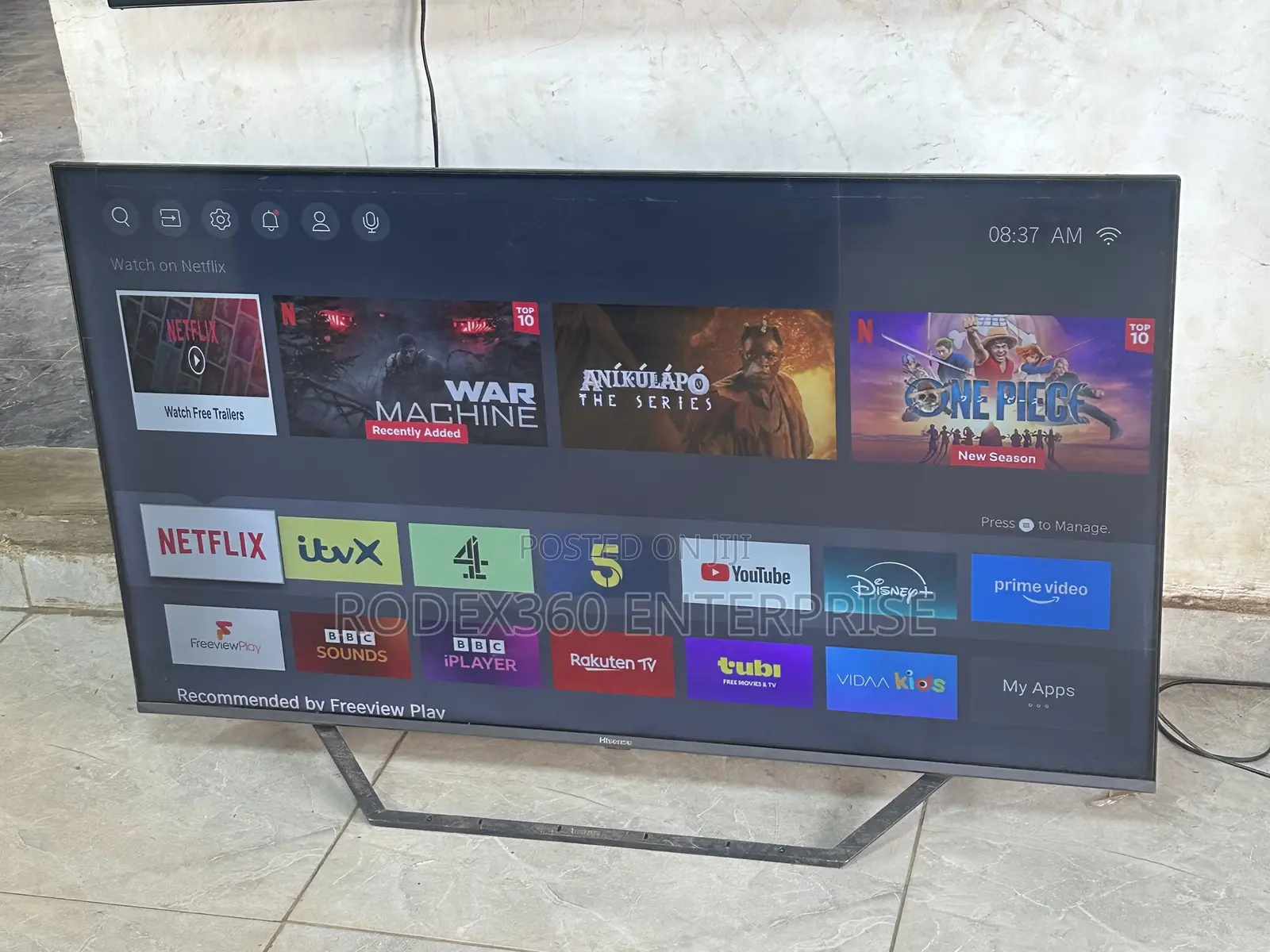 50-inch Uk Used Hisense Smart Tv For Sale For 350,000