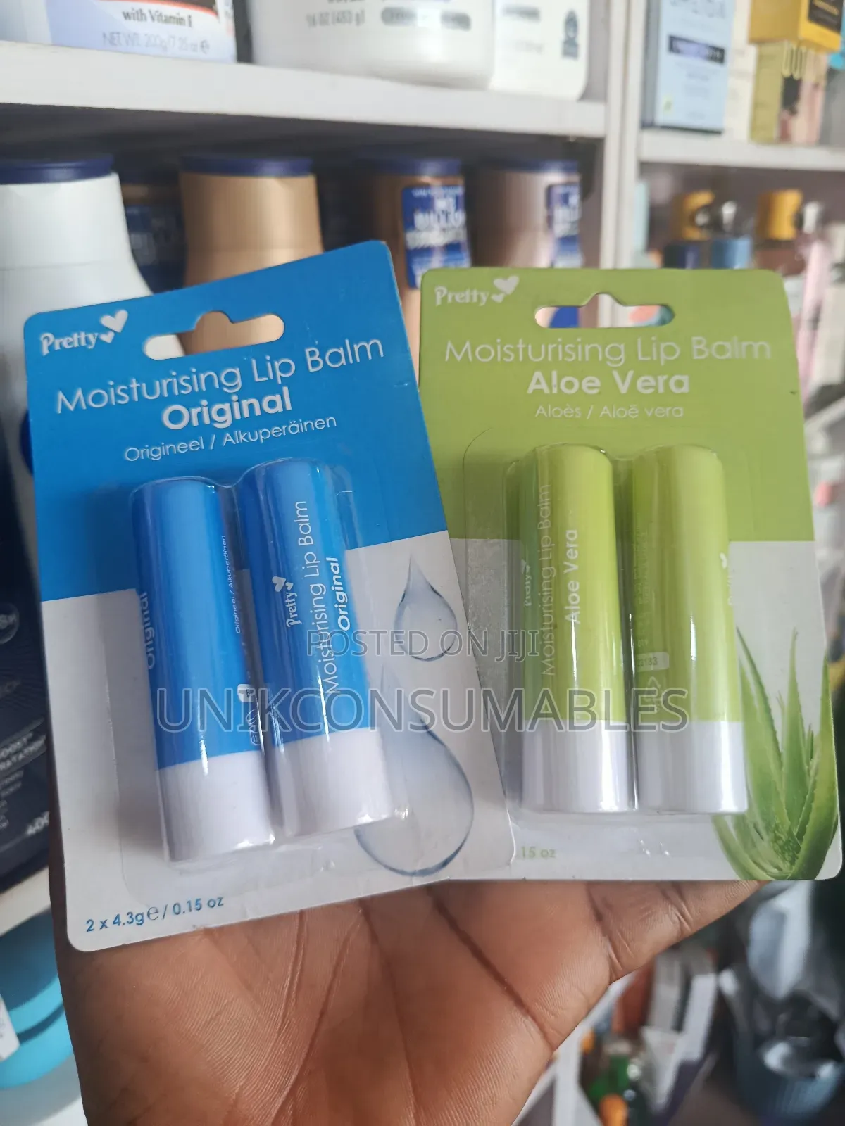 Pretty Twin Pack Flavoured Moisturising Lip Balm