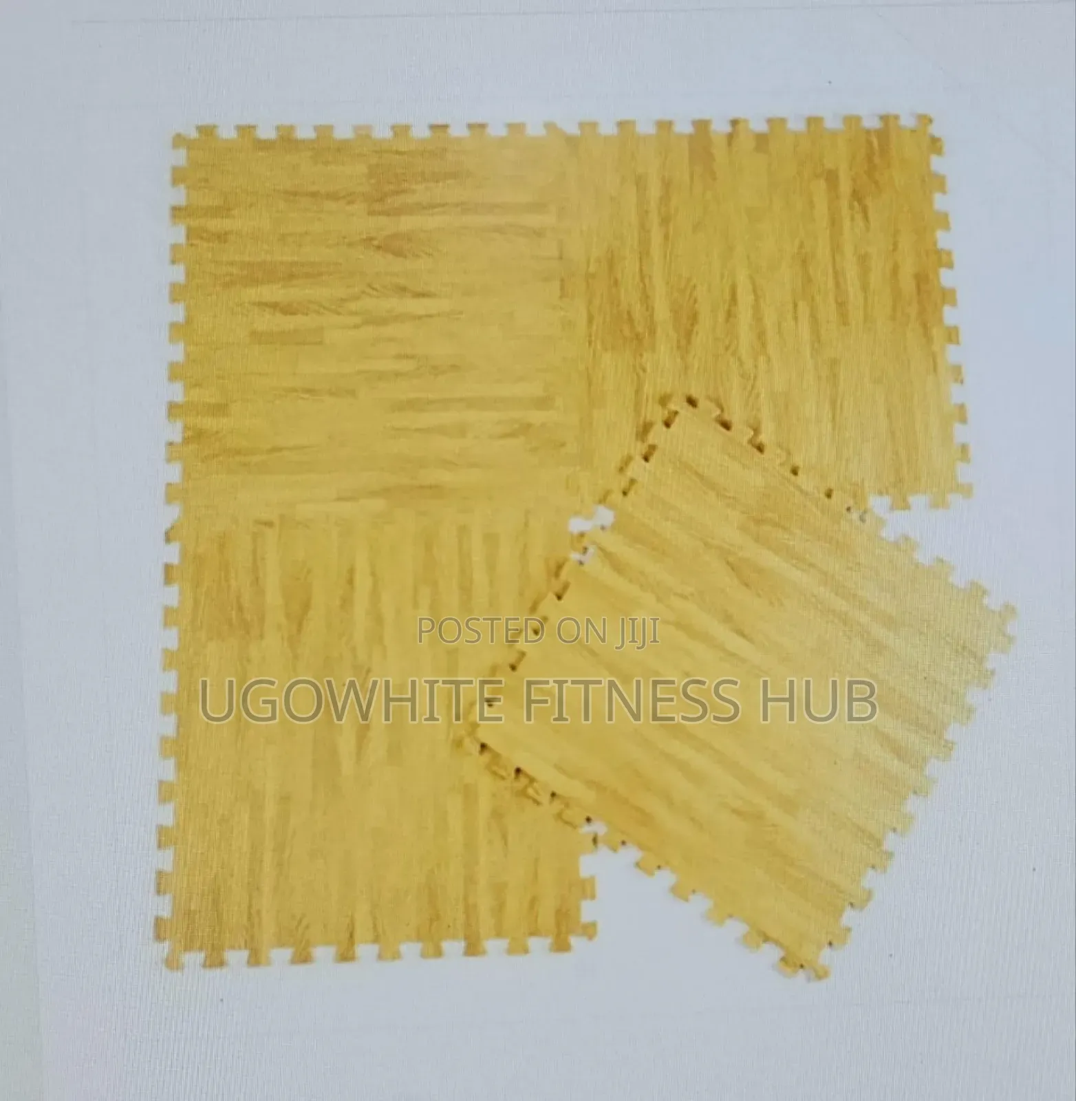 Wood-Patterned Eva Foam Interlocking Floor Mat Tiles