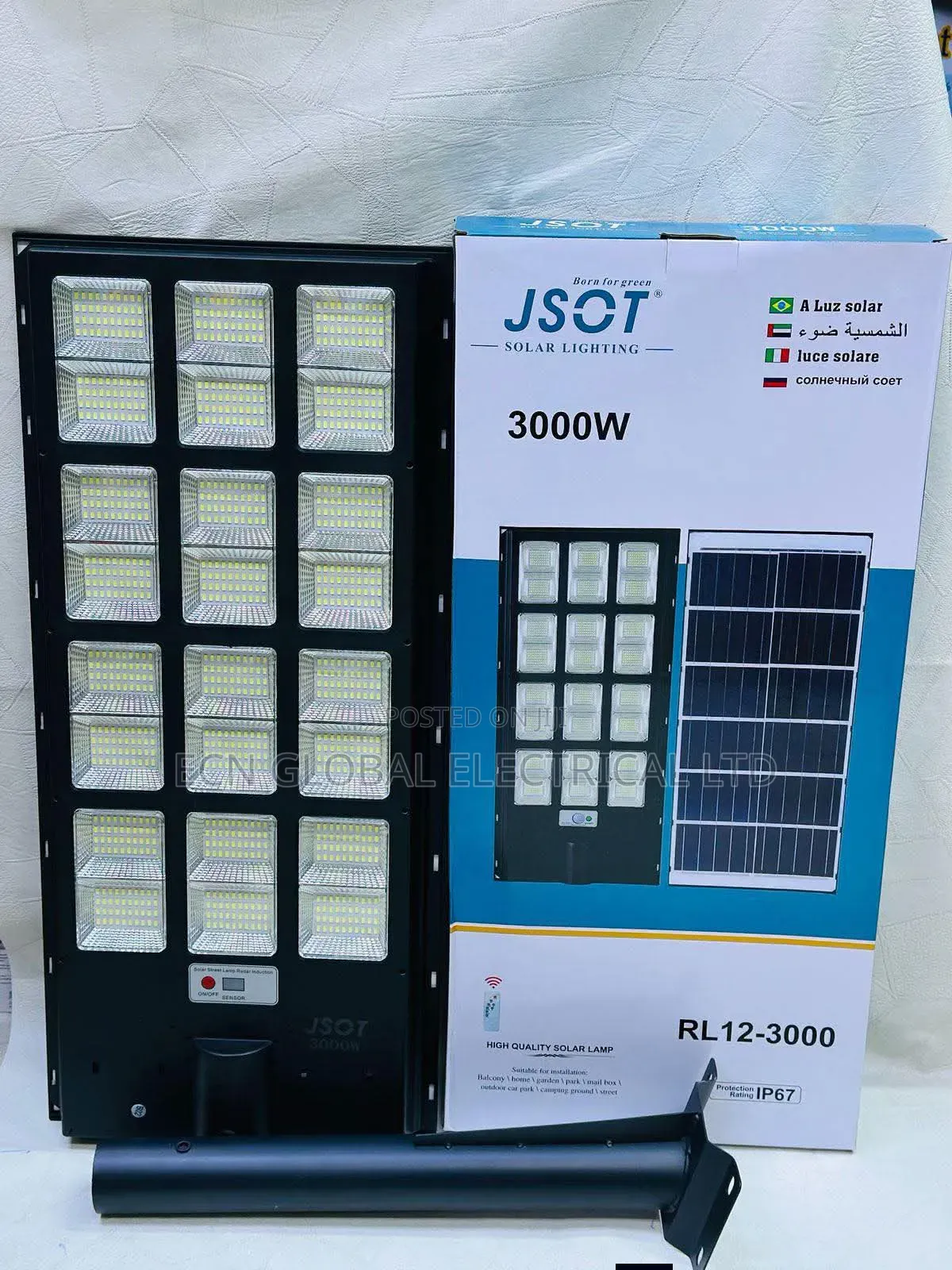 3000w Solar Led Street Light – All-in-one Outdoor Waterproof Solar