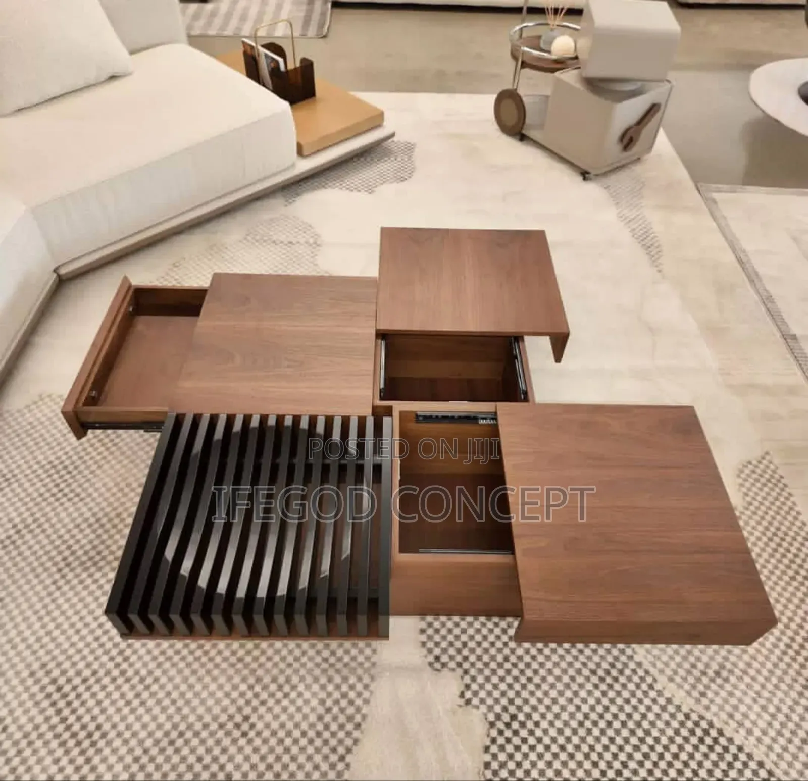 Modular Wooden Coffee Table