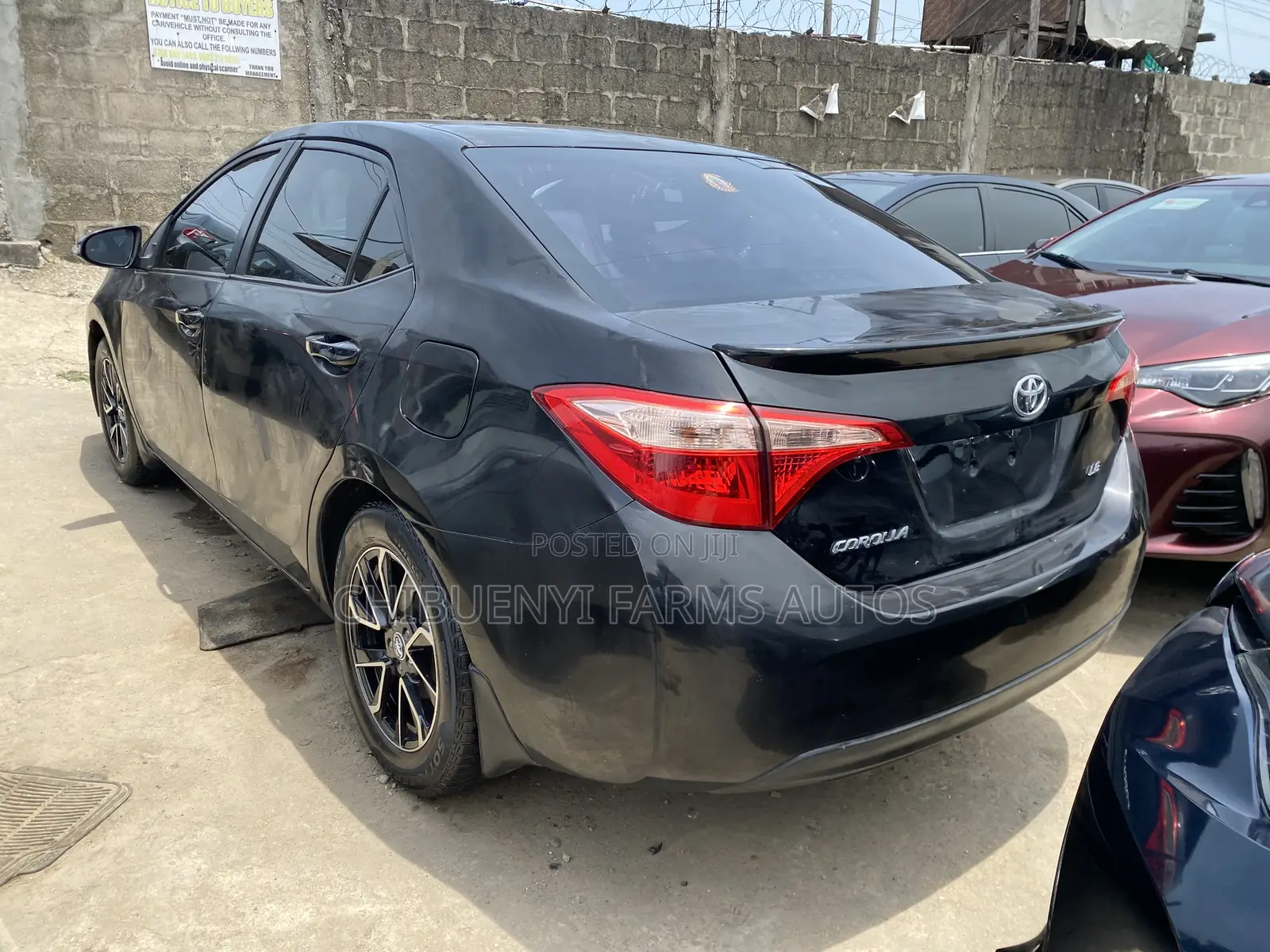 Toyota Corolla LE (1.8L 4cyl 2A) 2018 Black