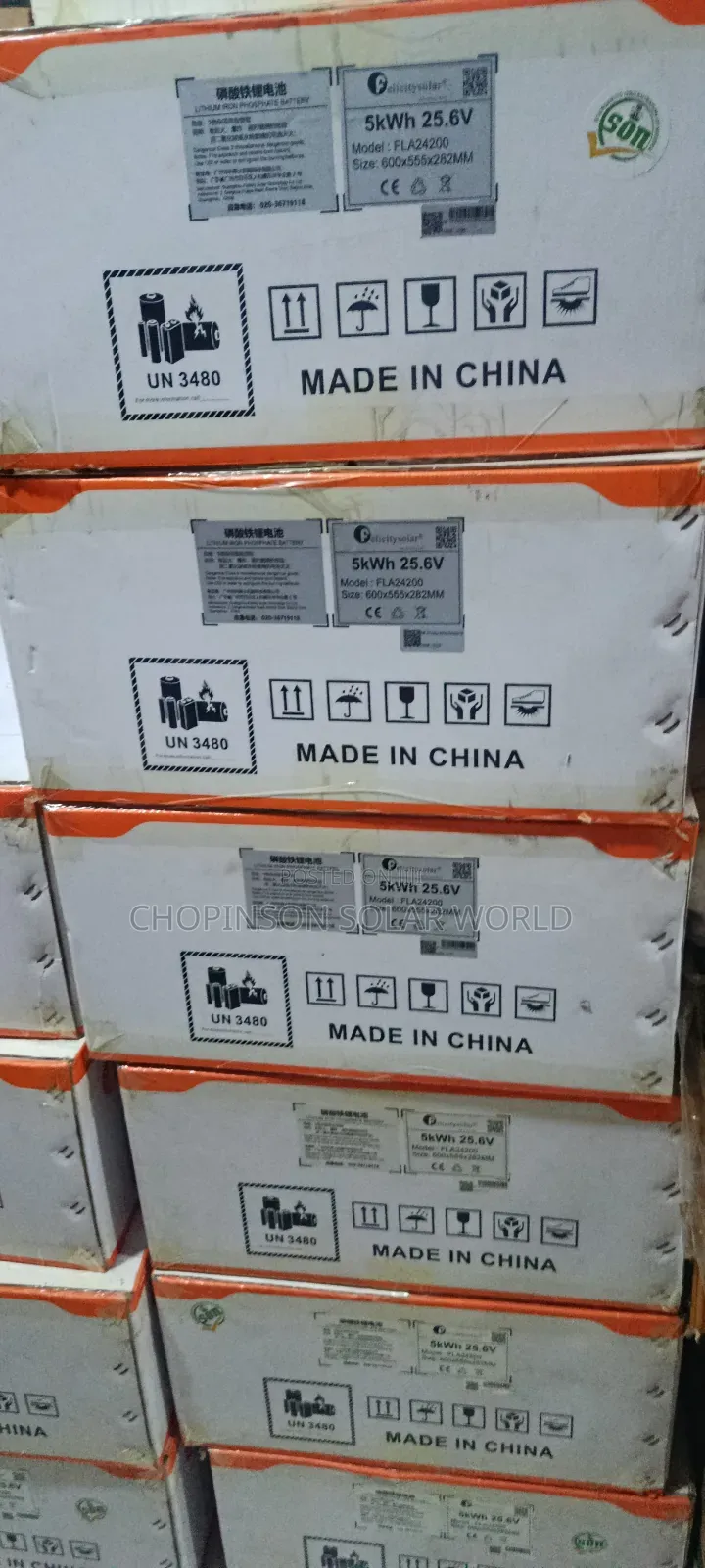 Solar Energy Felicity Lithium Ion Battery 5kwh 24vott