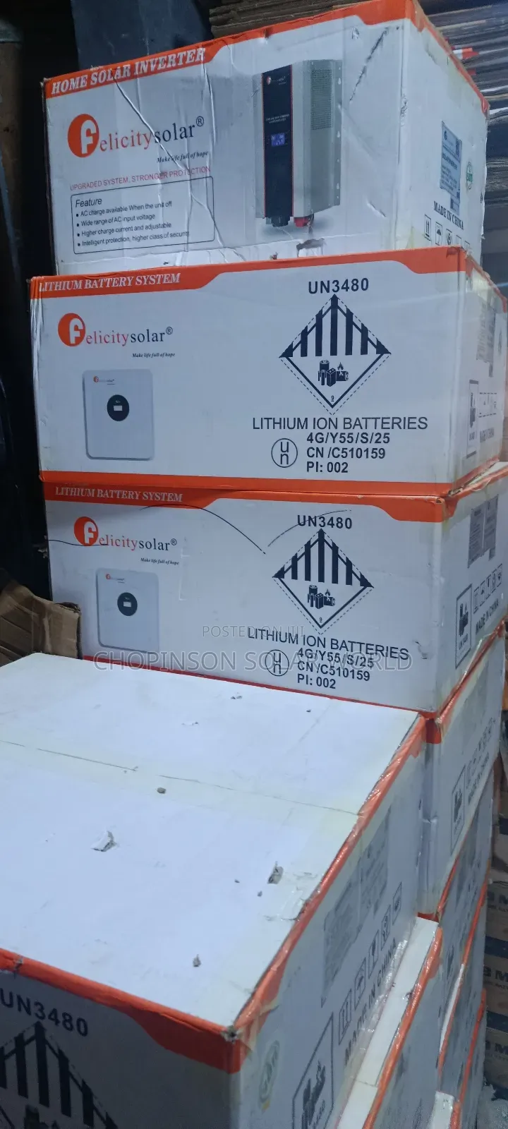 Solar Energy Felicity Lithium Ion Battery 5kwh 24vott