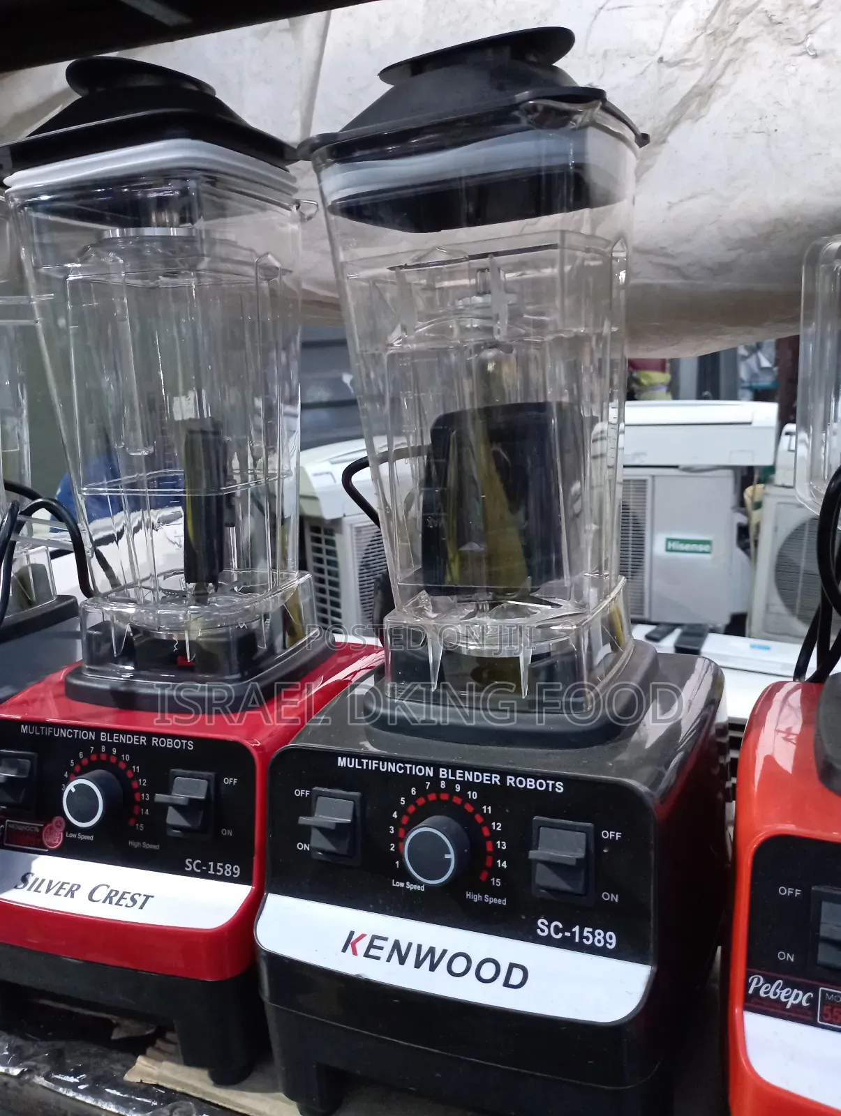 2liters Original Kenwood Double Cup Wet And Dry Copper Coil Blender